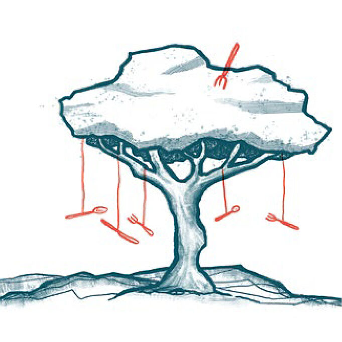 Digitale Illustrationen als Teil des Broschüren Designs