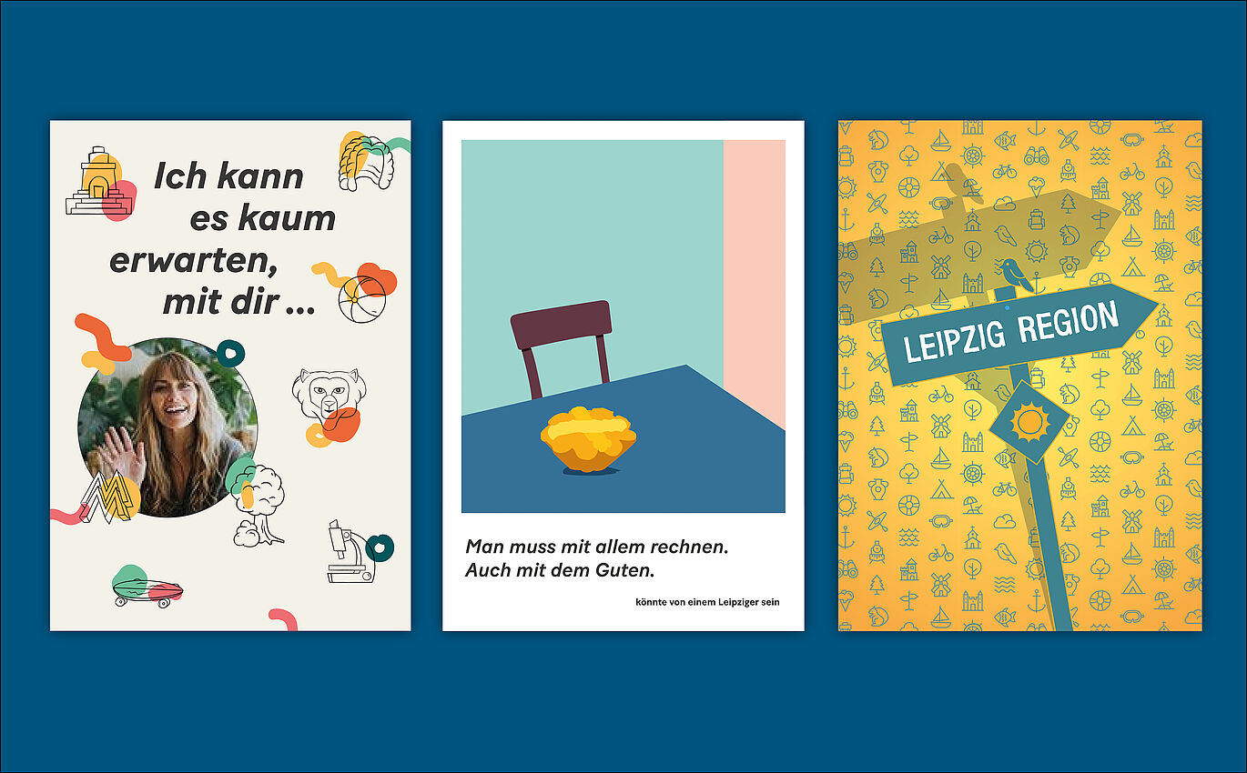 Erzähl deine Geschichte individualisierte Postkarten aus Leipzig
