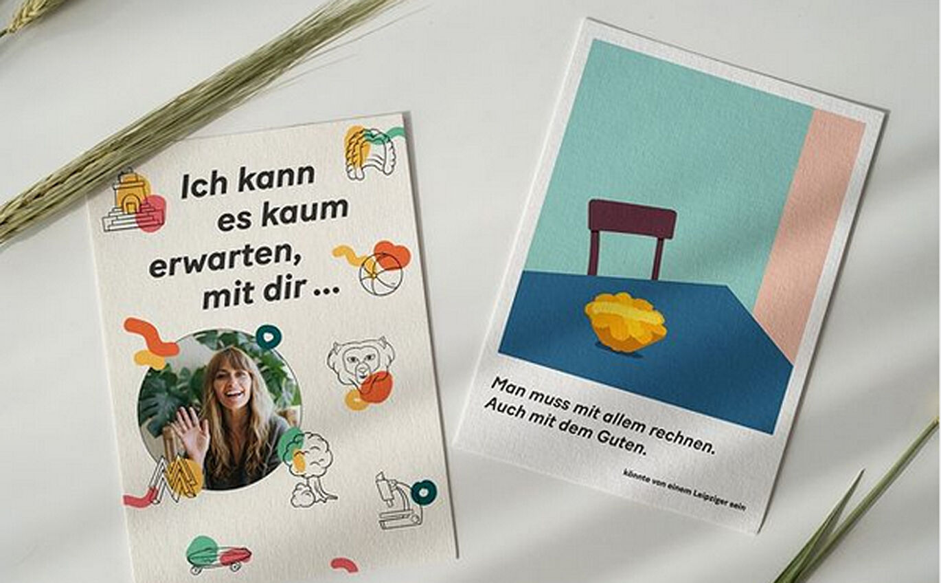 Außenwerbung im Jahr 2020: Kampagne "Leipzig vermisst dich" per Post