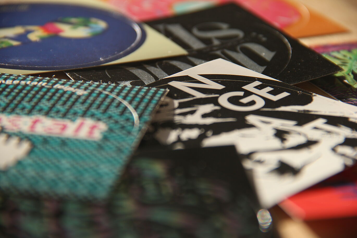 Stickerserie Stickerserie der ungestalt als Teil des Merchandise