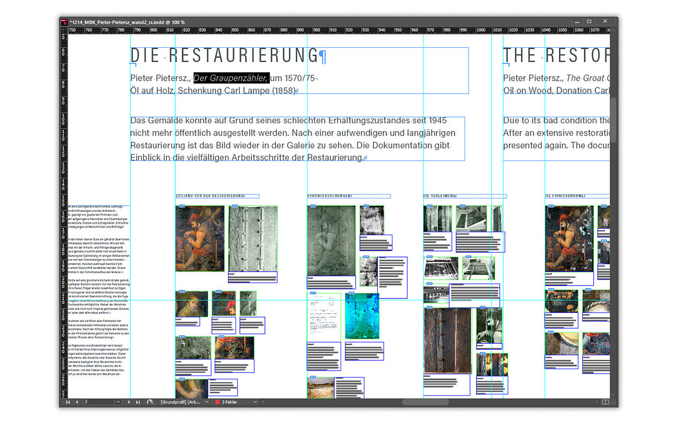 Planung und Ausführung Ausstellungsgestaltung als grafisches Vorprodukt in der Planung