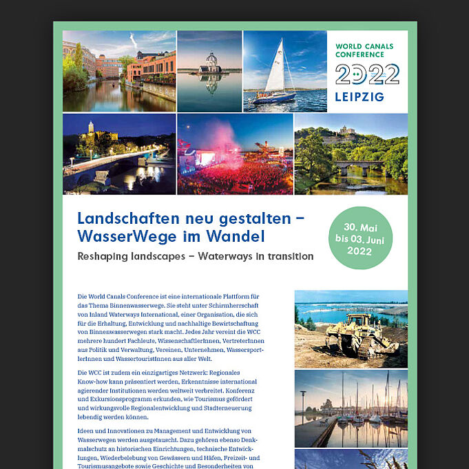 Theorie Infofaltblatt im neuen Corporate Design