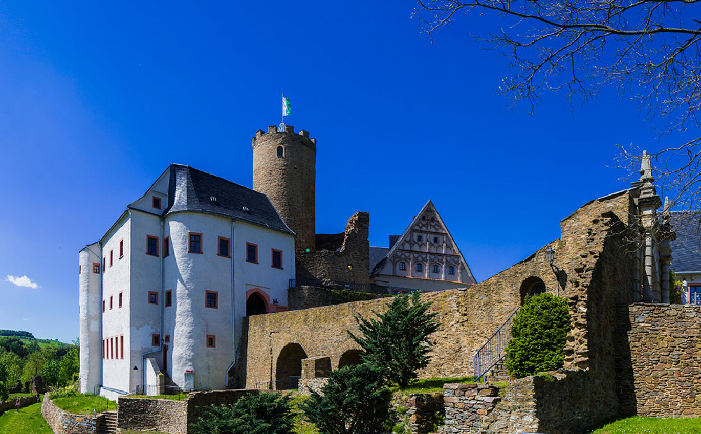 Exterior view of the Scharfenstein family castle