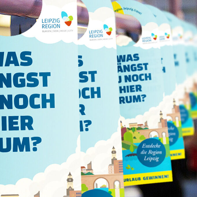 Swingcards illustrierte Swingcards in Straßenbahnen