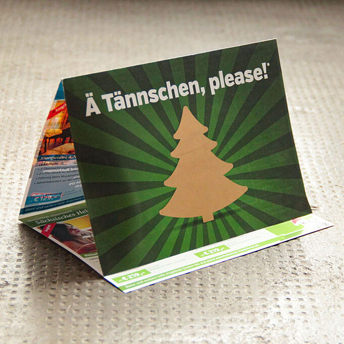 Klischees Mailingdesign mit sächsischer Mundart