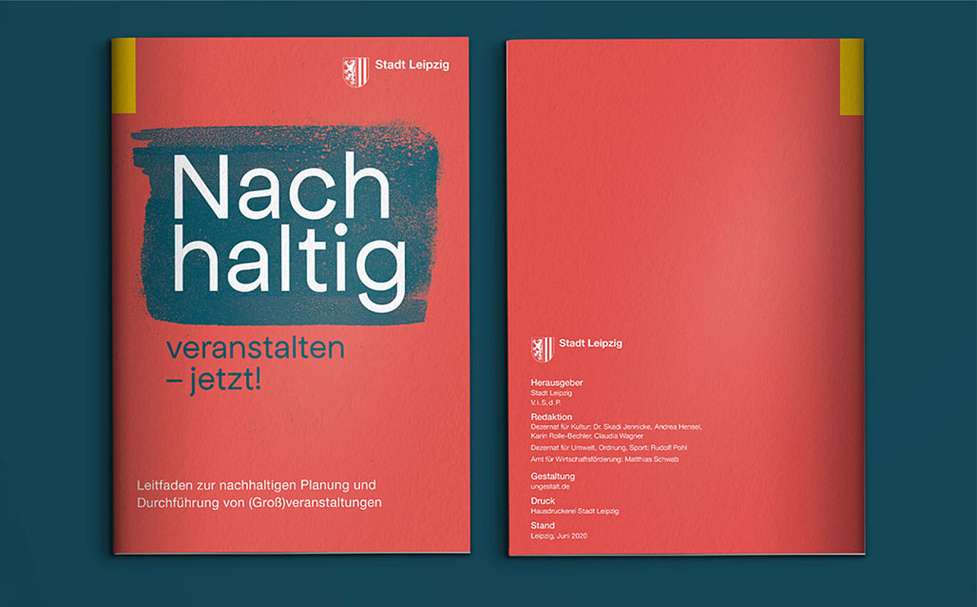 Broschüren Design des Umschlags