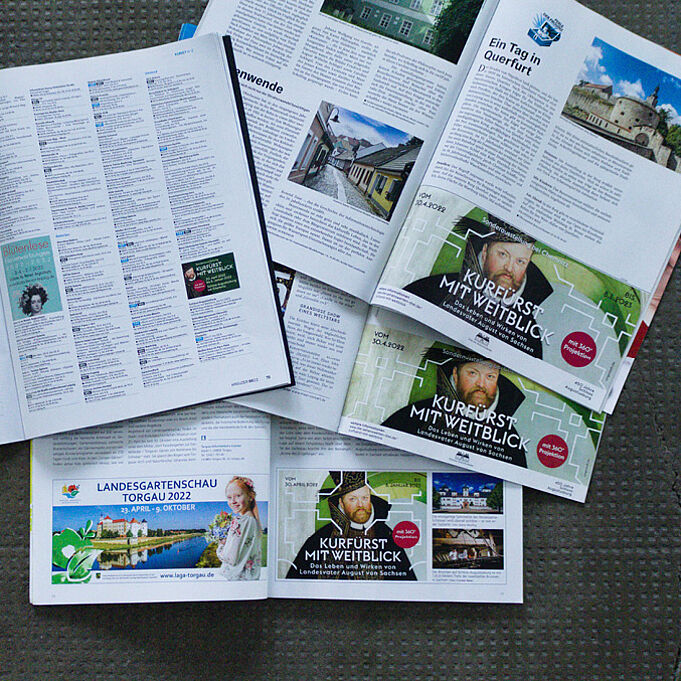Elector campaign in magazines and brochures
