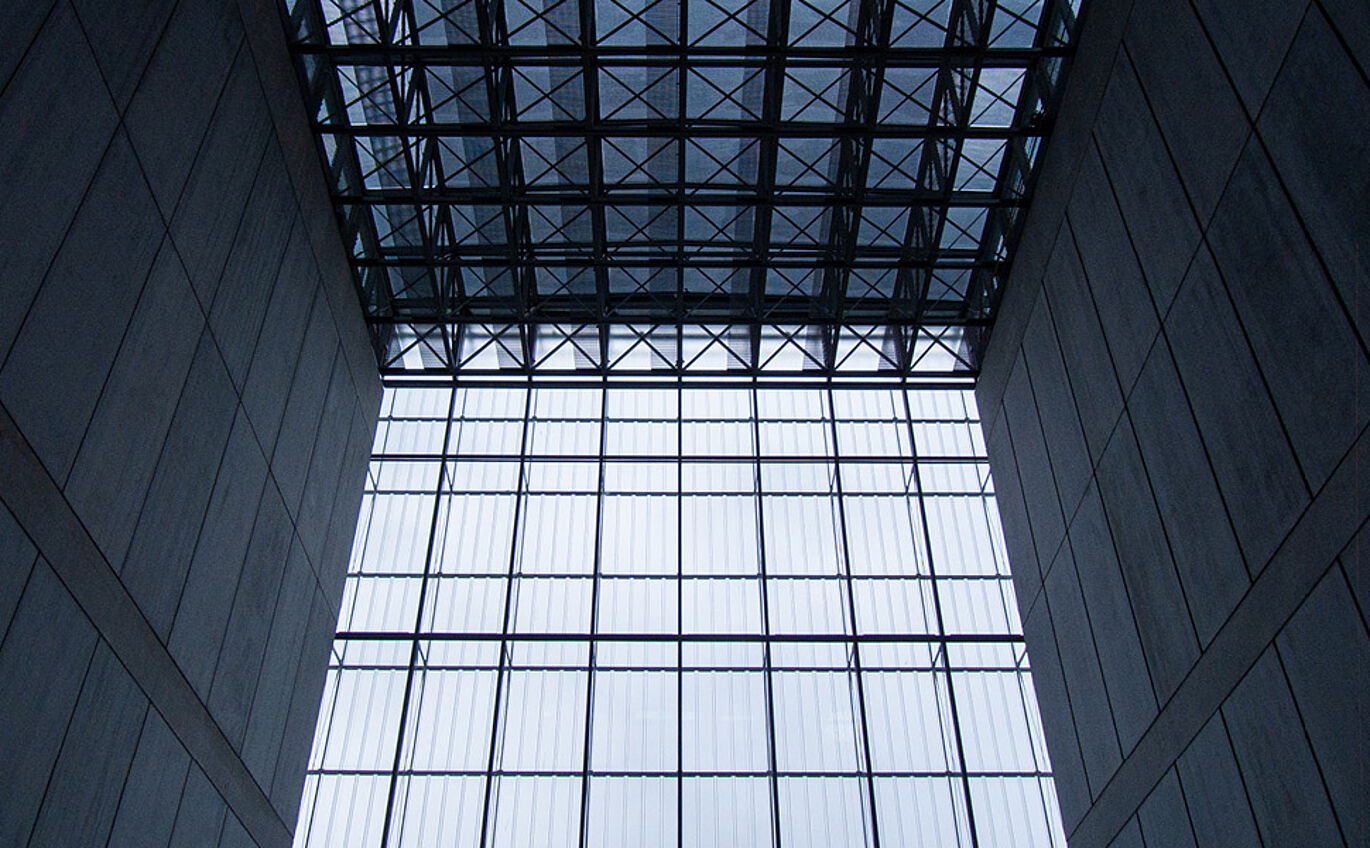 Fensterfront des Museums