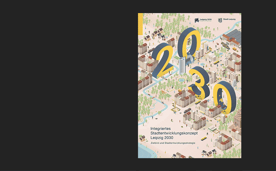abwechslungsreiches Layout mit Infografiken in der Broschüre