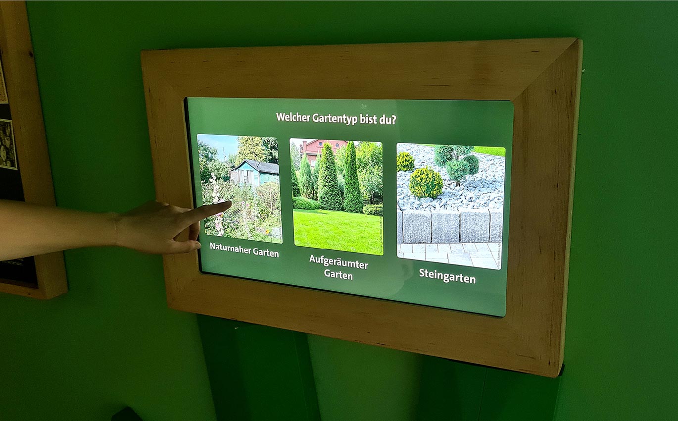 Digitale Spielstation: Welcher Gartentyp bist du?