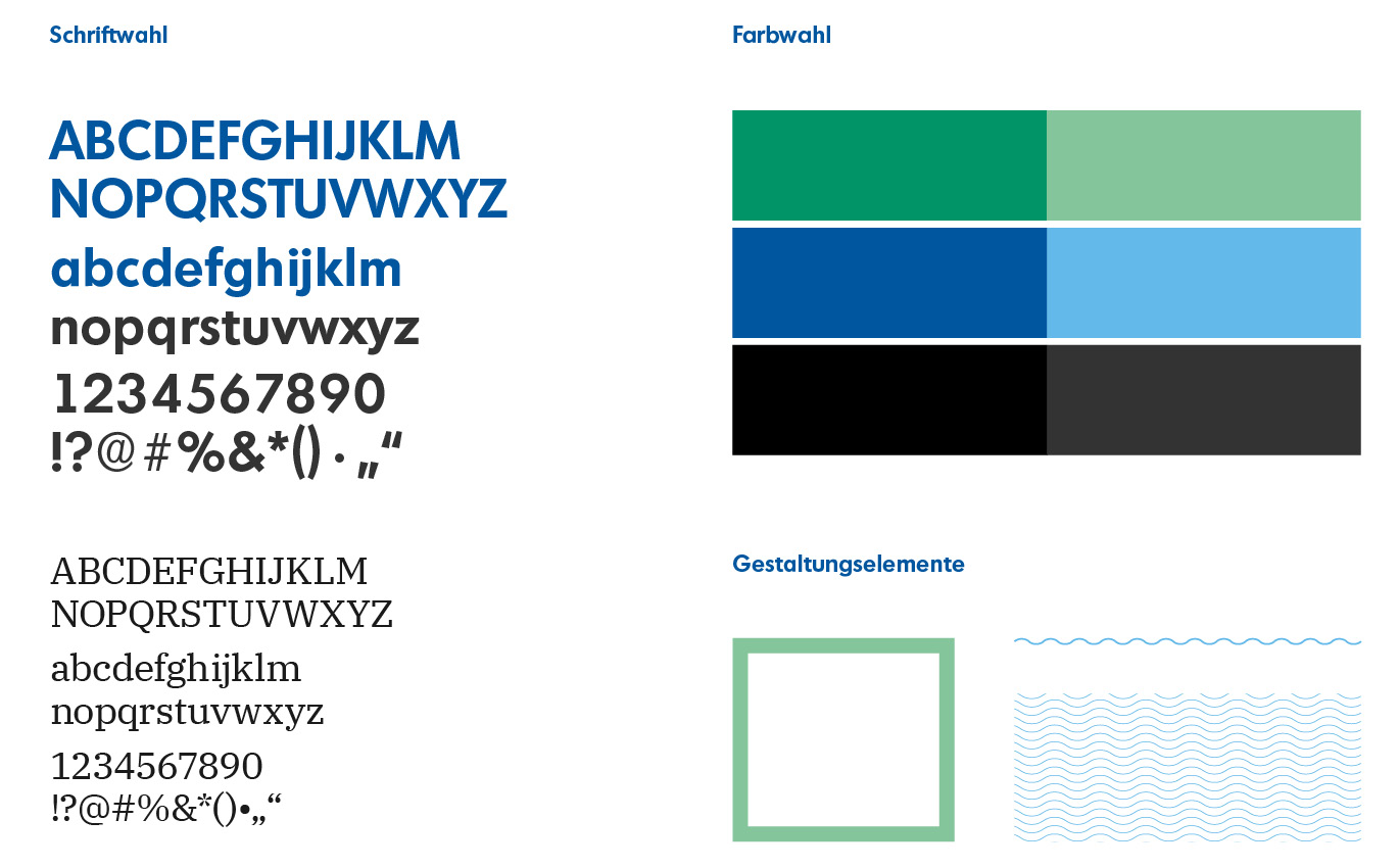 Corporate Design Elemente Corporate Design Elemente: Schriftwahl, Farbwahl, Gestaltungselemente