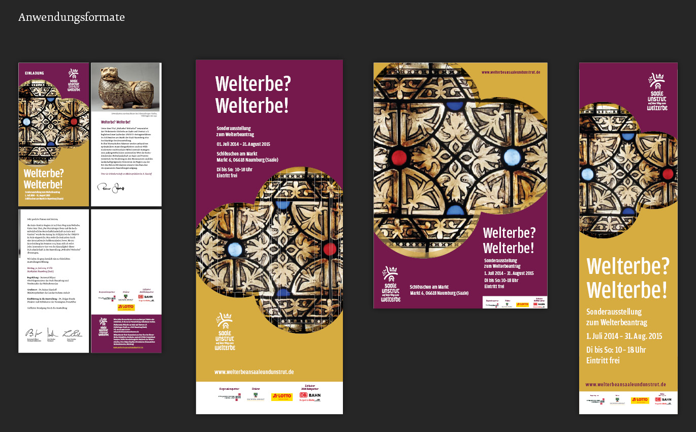 Anwendungsformate Verschiedene Anwendungsformate des digitalen Layouts und Corporate Design