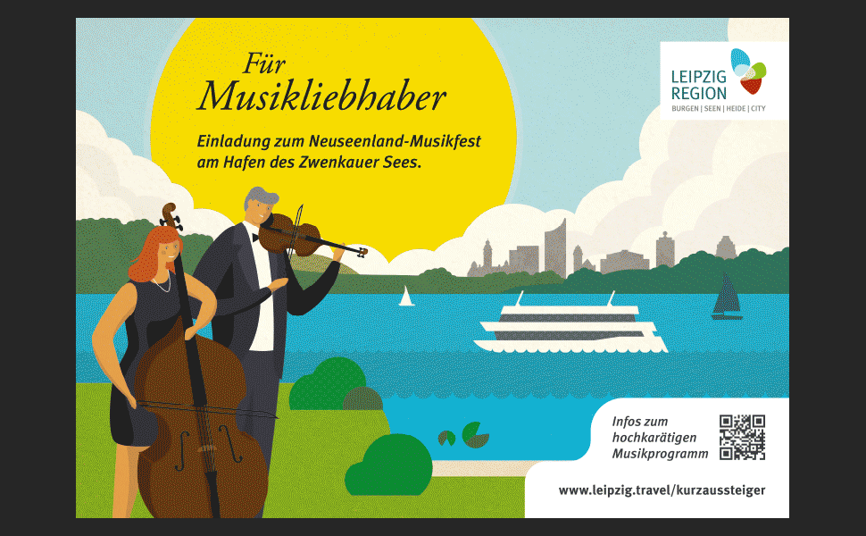 Veranstaltungshighlights veränderte Motive in der zweiten Marketingwelle für die Leipzig Region